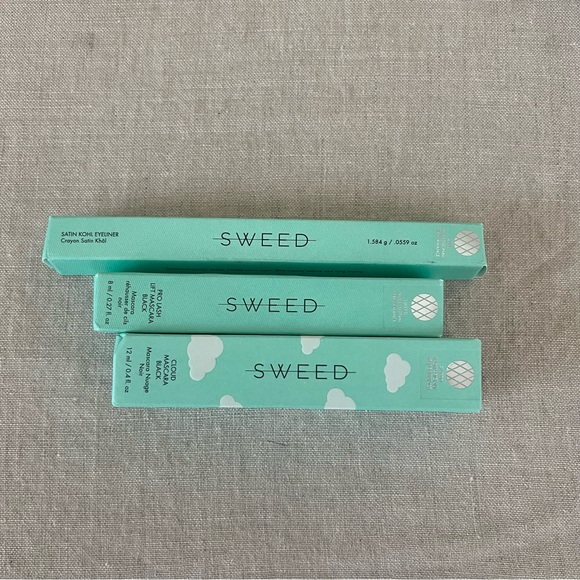 Sweed mascara and satin kohl eyeliner